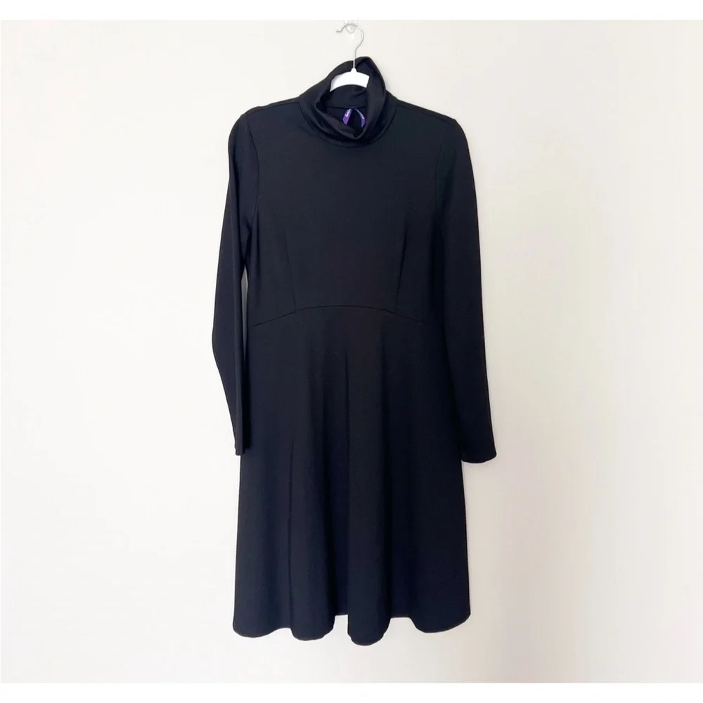 Seraphine Black Maternity Dress ASO Kate Middleton Vanessa Style 10 baby bump - Picture 3 of 5